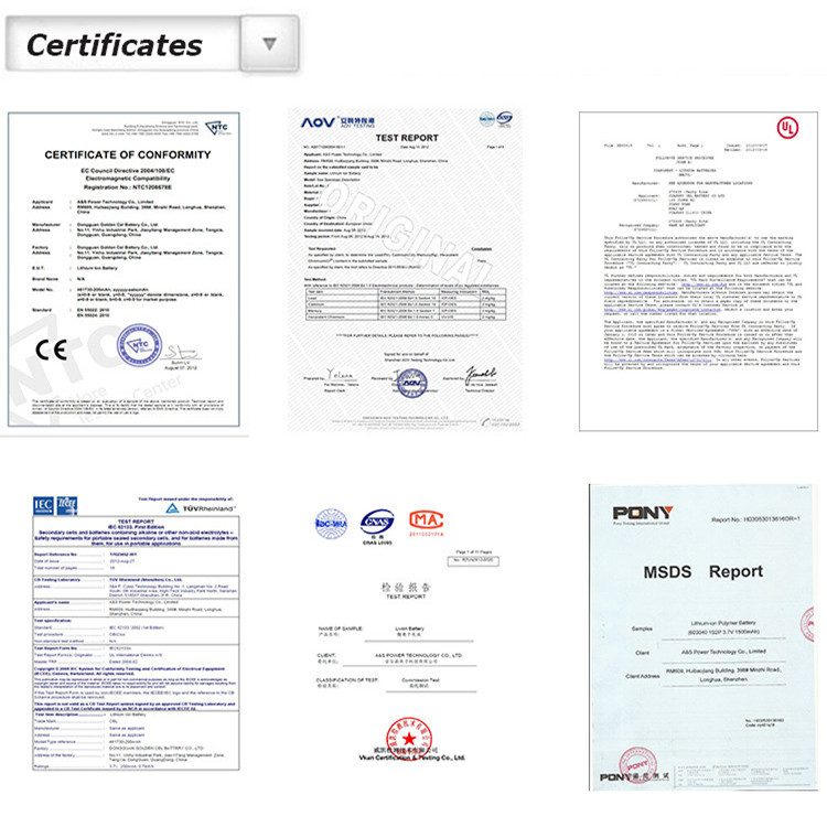 A&S Power Certification