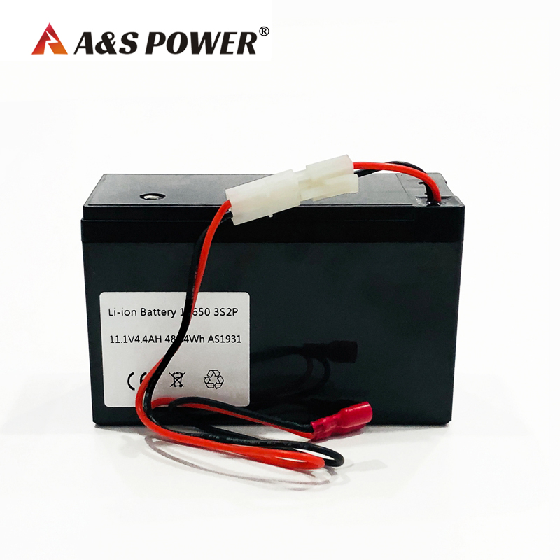 A&S Power Li-ion 18650 11.1v 4.4ah Battery