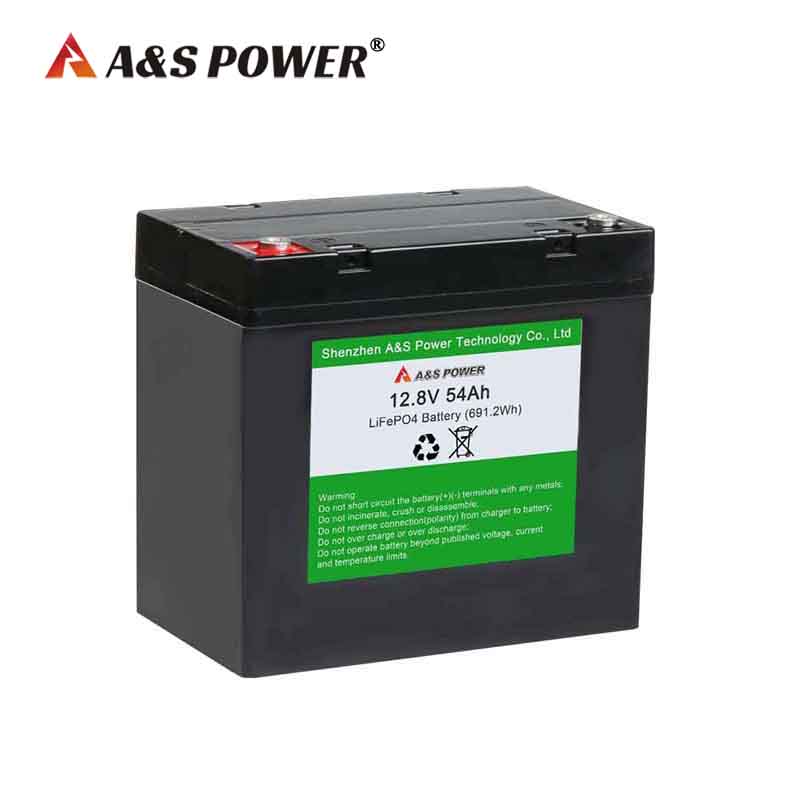 A&S Power 32700 12.8v 54ah Lifepo4 Battery