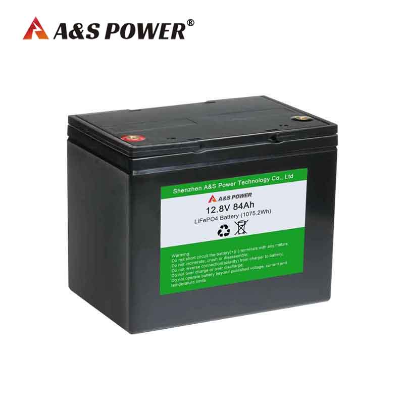  A&S Power 12.8v 84ah lifepo4 battery 