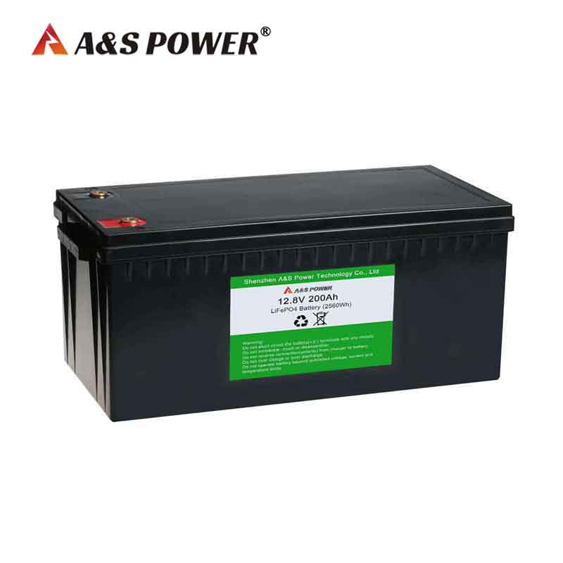 A&S Power 12.8v 200ah lifepo4 battery 