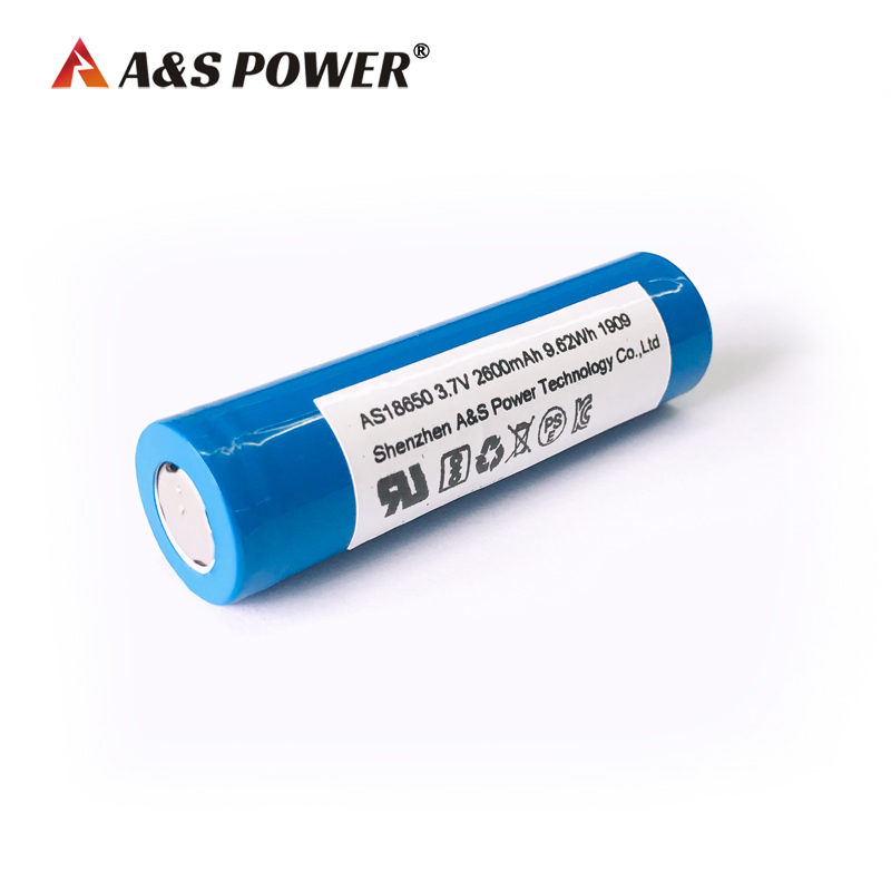 A&S Power 18650 3.7v 2600mah lithium ion battery