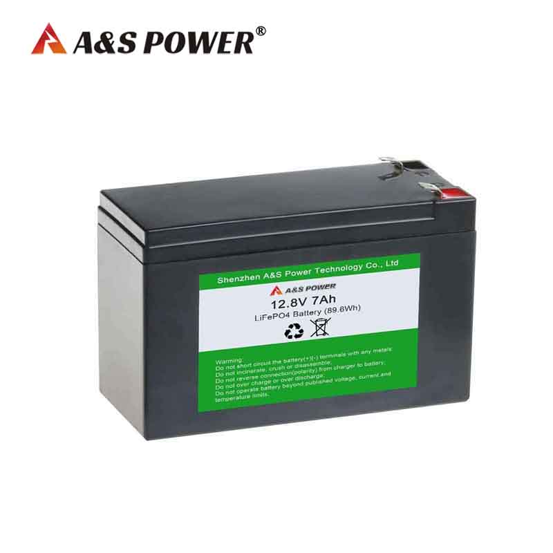 A&S Power 12.8v 7ah Lifepo4 battery