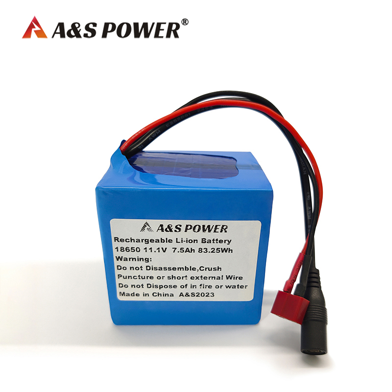 A&S Power 18650 11.1v 7500mah lithium ion battery