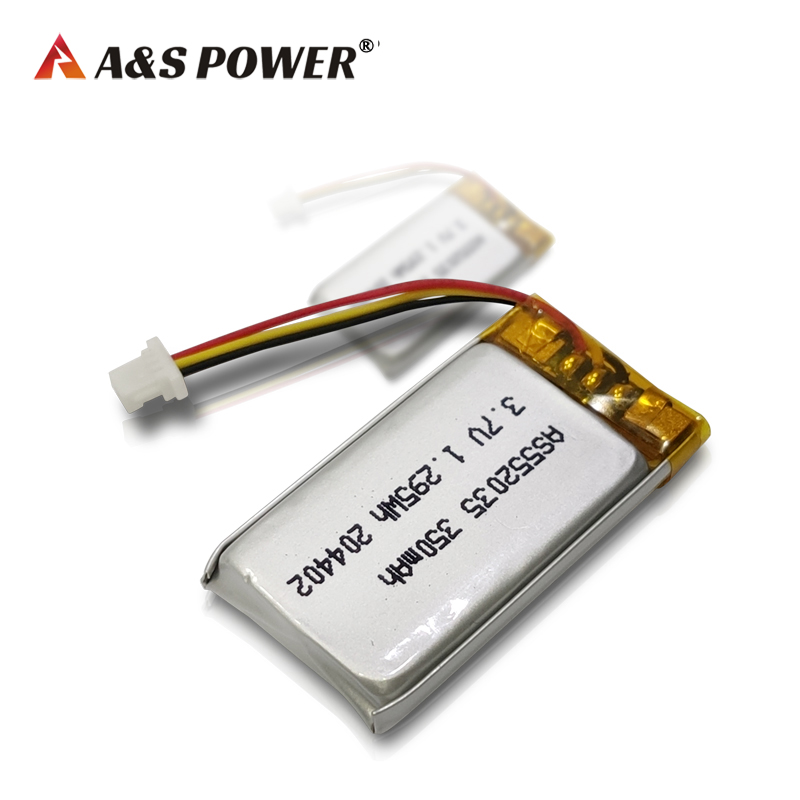 Lithium Ion Polymer Battery - 3.7V 350mAh