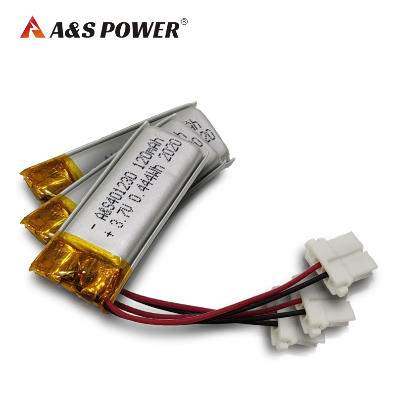 A&S Power 401230 3.7v 120mah Lithium Polymer Battery