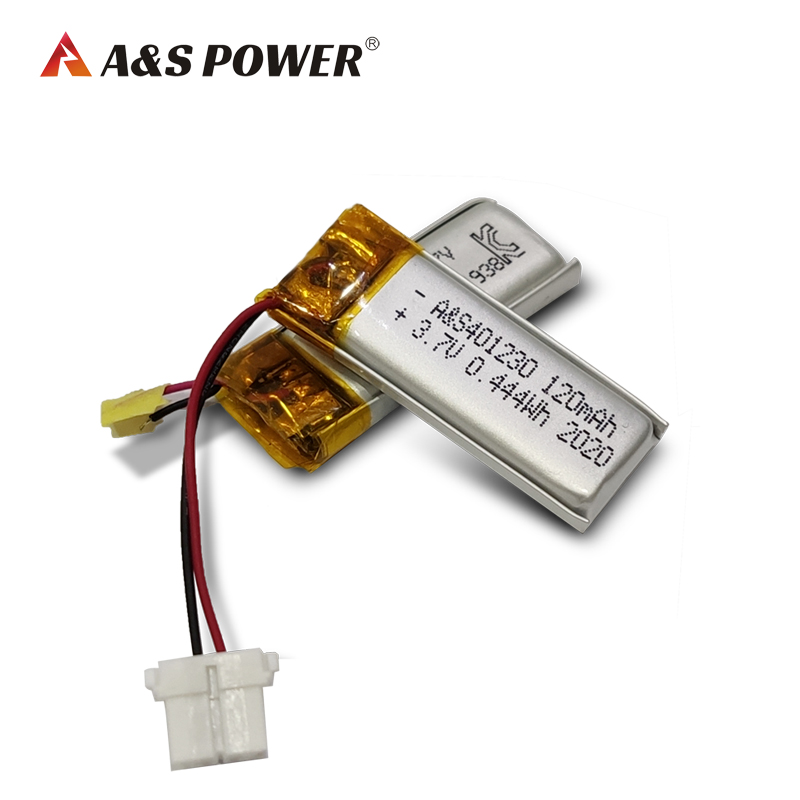 A&S Power 401230 3.7V 120mah lipo battery 