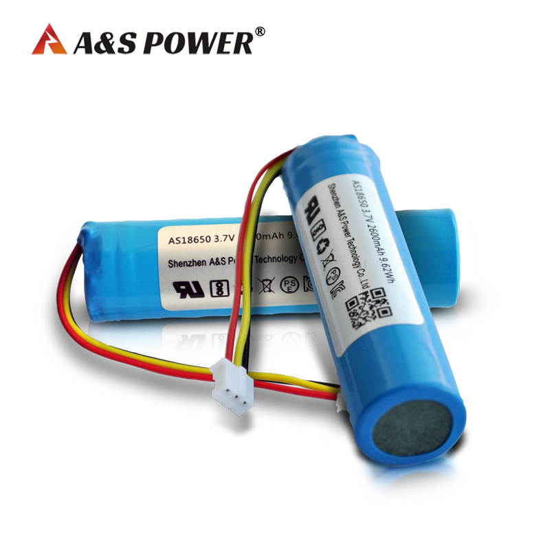 A&S Power 18650 3.7V 2600mAh lithium ion battery