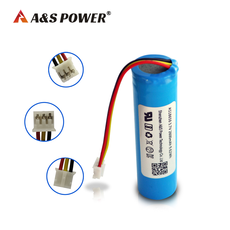 A&S Power 18650 3.7V 2600mAh lithium ion battery