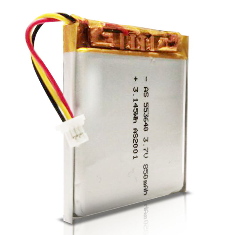 AS553640 3.7v 850mAh Lithium Polymer Battery 500 Deep Cycles