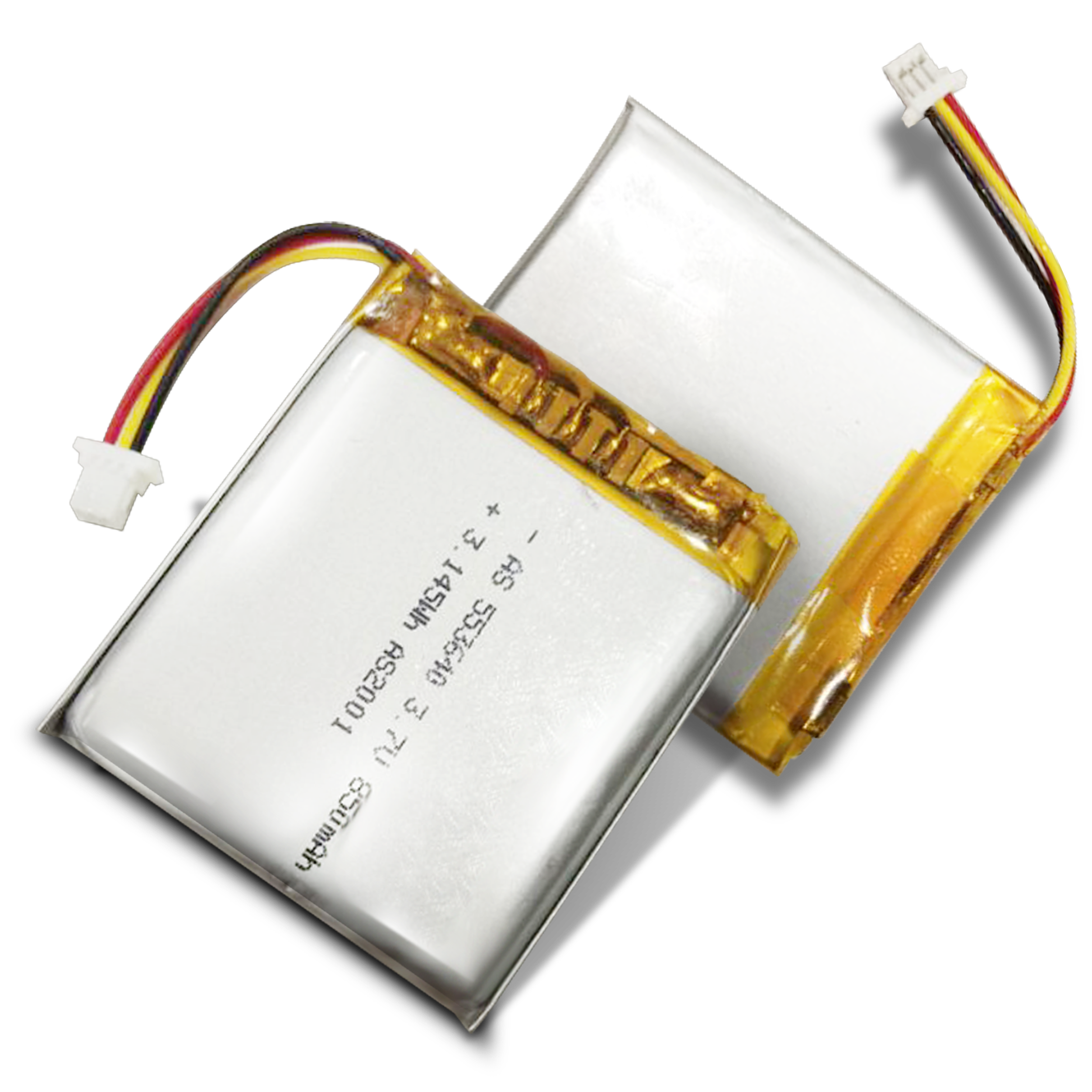 AS553640 3.7v 850mAh Lithium Polymer Battery 500 Deep Cycles