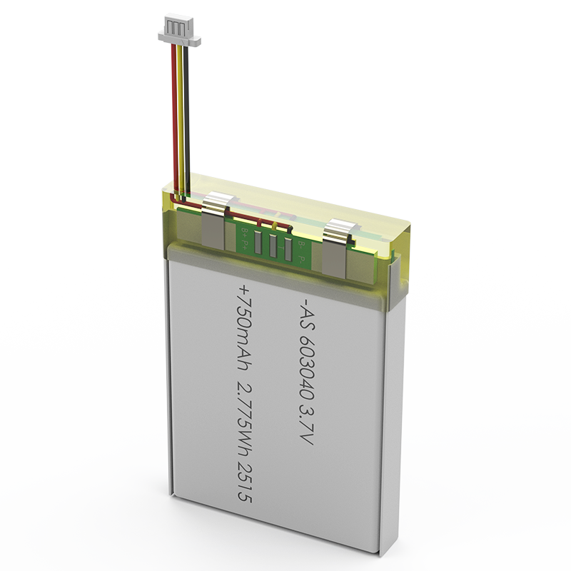 AS603040 3.7v 750mAh Li-Po Battery
