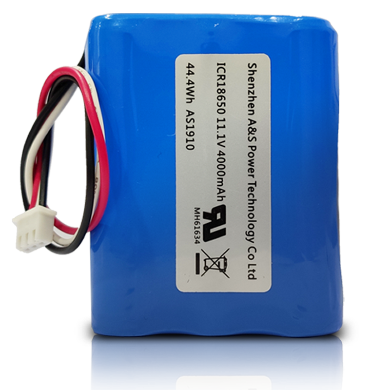 18650 11.1V 4000mAh 3S2P Li-ion Battery Packs 500 Deep Cycles