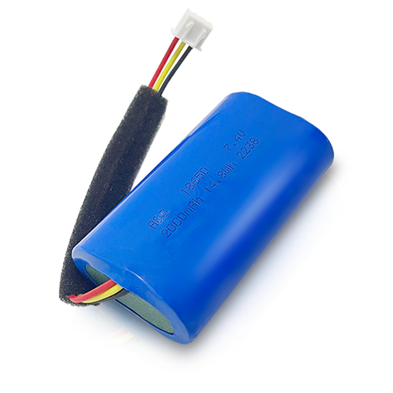 18650 7.4v 2000mAh Rechargeable Li-Ion Battery Pack for Bluetooth Speaker