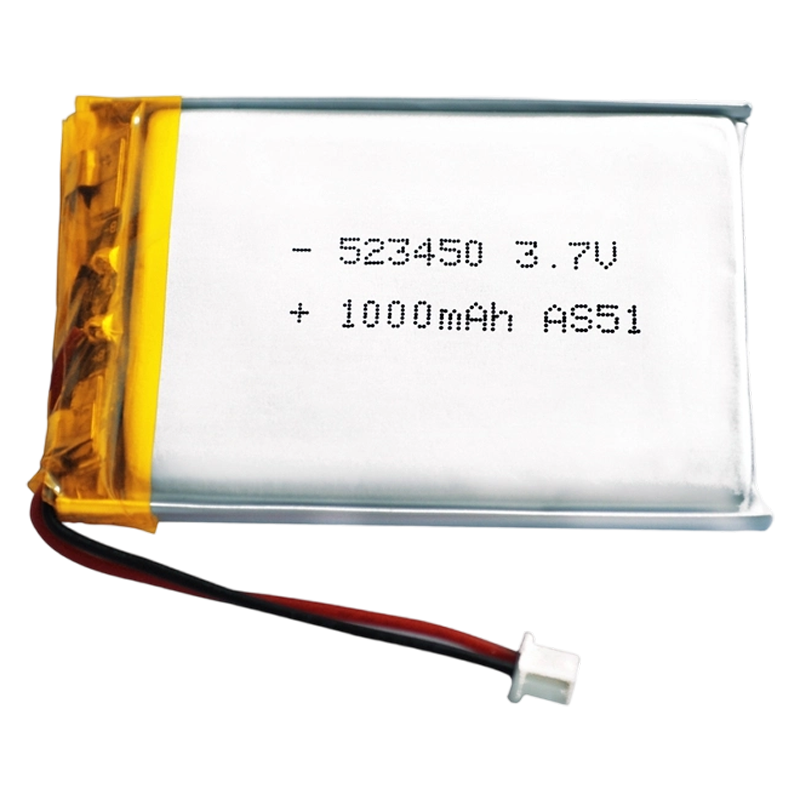 AS523450 3.7v 1000mAh Rechargeable Li-Polymer Battery 500 Deep Cycles