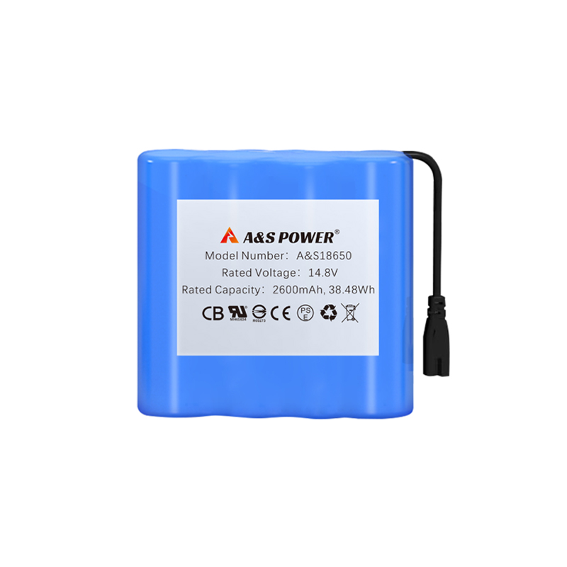 18650 Lithium Ion 14.8V 2600mAh Li Ion Battery Pack