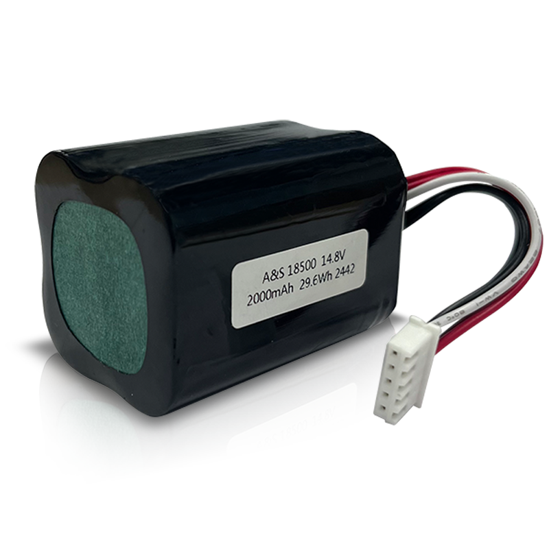 18500 Battery 14.8v 2000mAh Li-Ion Battery Pack The battery used is Panasonic NCR18500A-H00RA