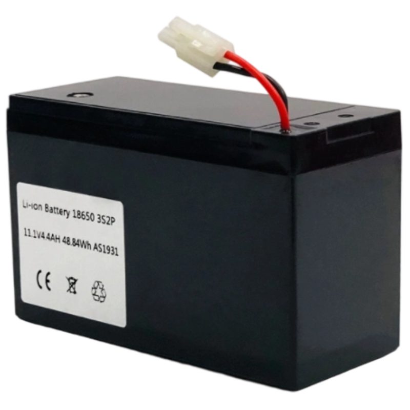 18650 11.1v 4400mAh 3S2P Lithium Ion Battery Pack 500 Deep Cycles