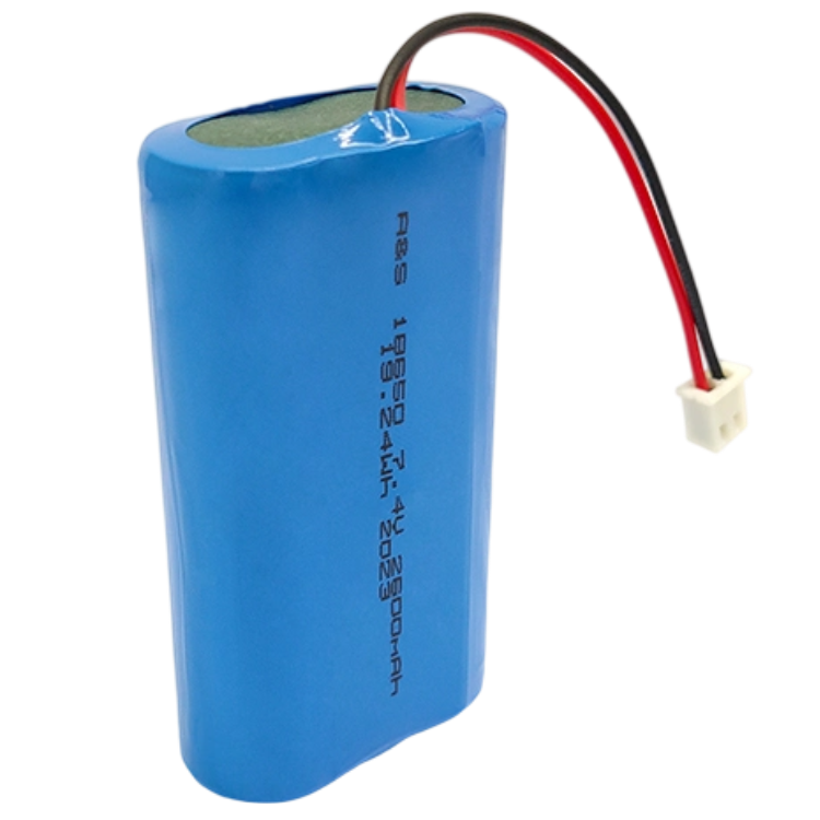 18650 7.4v 2600mAh 2s1p Lithium Ion Battery Pack 500 Deep Cycles