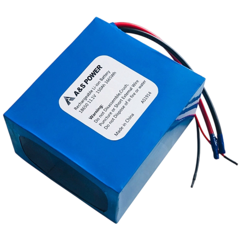 18650 11.1v 150Ah 1665Wh Lithium Ion Battery Pack 500 Deep Cycles
