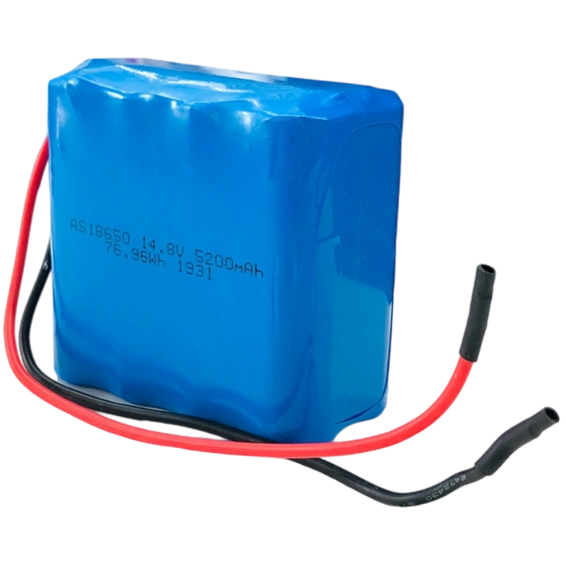 18650 14.8V 5200mAh 76.96Wh Lithium Ion Battery Pack 500 Deep Cycles