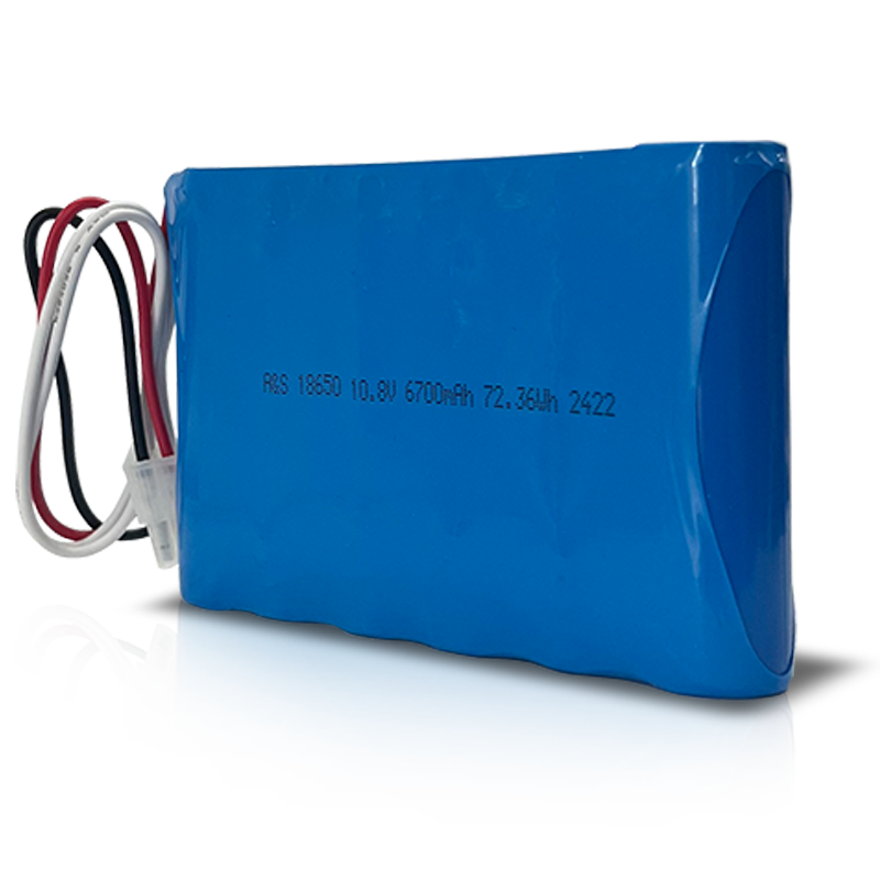 18650 10.8v 6700mAh 72.36Wh Lithium Ion Battery Pack 500 Deep Cycles