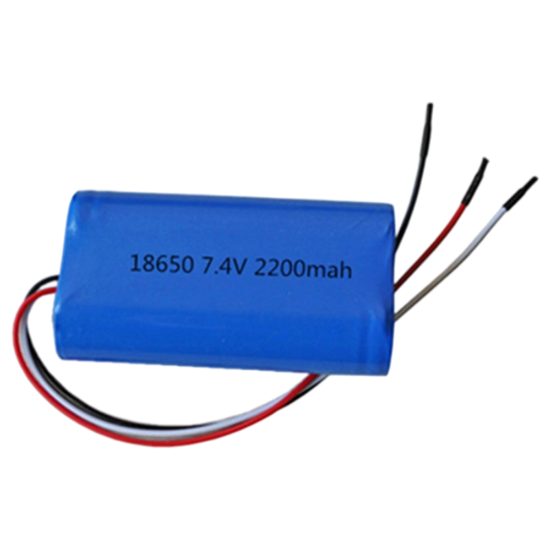18650 7.4v 2200mAh 2S1P Lithium Ion Battery Pack 500 Deep Cycles
