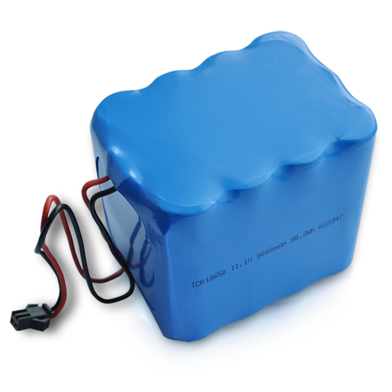 18650 18650 11.1V 8000mAh 88.8Wh Lithium Ion Battery Pack 500 Deep Cycles