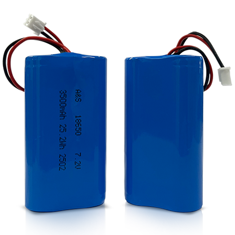 18650 7.2V 3500mAh 25.2Wh Lithium Ion Battery Pack Manufacturer