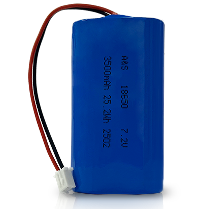 18650 7.2V 3500mAh 25.2Wh Lithium Ion Battery Pack Manufacturer