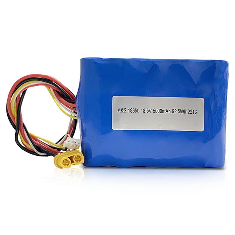 18650 18.5V 5000mAh 5S2P Lithium Ion Battery Pack 500 Deep Cycles