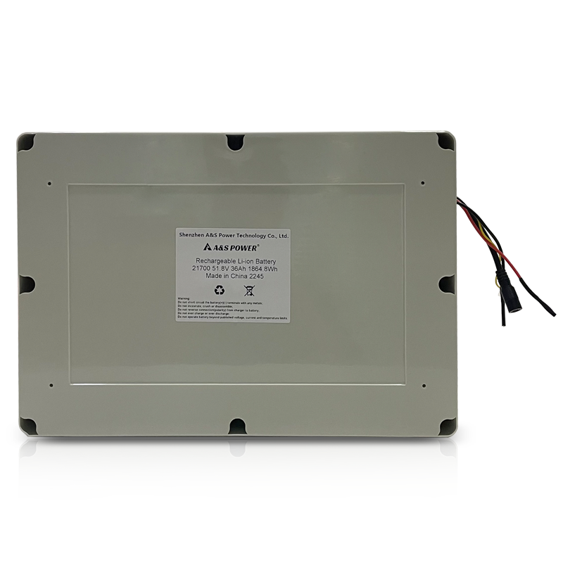 21700 51.8V 36Ah 1864.8Wh Rechargeable Li-Ion Battery Pack