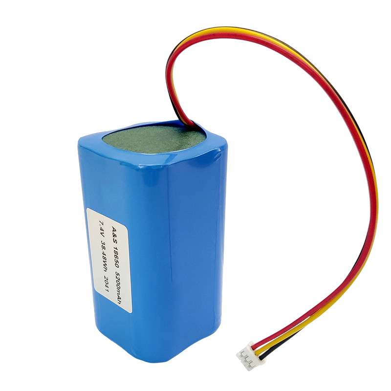18650 7.4V 5200mAh 38.48Wh 2S2P Lithium Ion Battery Pack 500 Deep Cycles