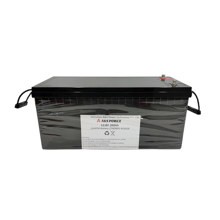 AS Power 12.8v 200Ah Lifepo4 Rechargeable Battery Pack