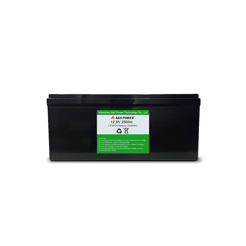 AS Power 12.8v 250Ah Lifepo4 Rechargeable Battery Pack