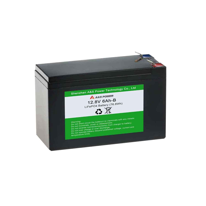 AS32700 12.8v 6Ah Lifepo4 Rechargeable Battery Pack
