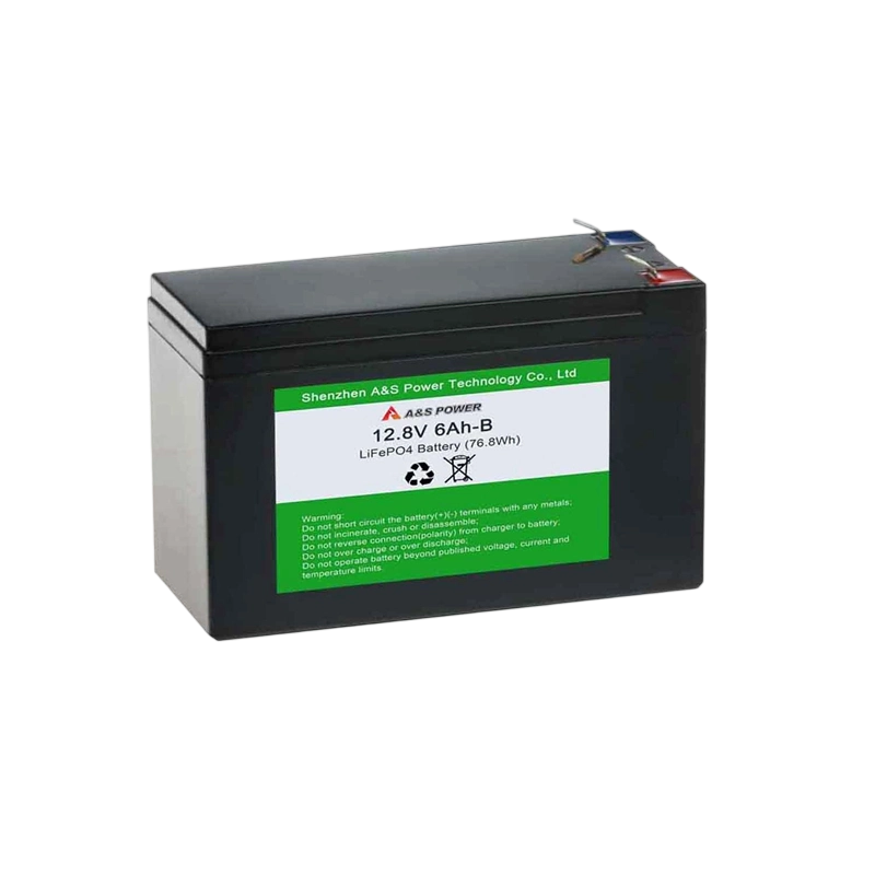AS32700 12.8v 6Ah Lifepo4 Rechargeable Battery Pack