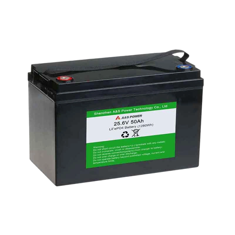 AS32700 25.6v 50Ah 8S9P Lifepo4 Rechargeable Battery Pack