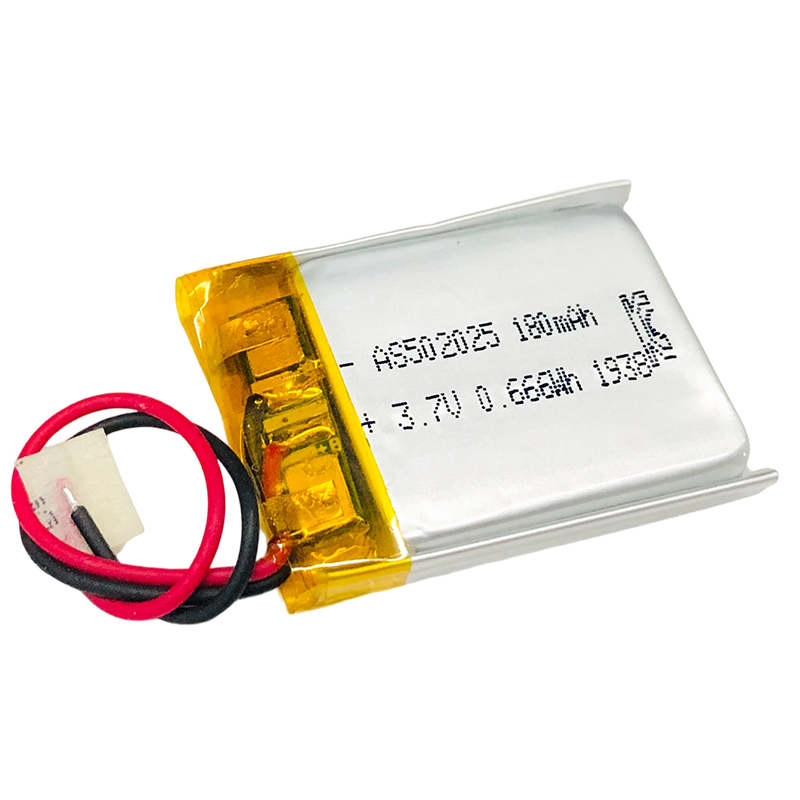 AS502025 3.7v 180mAh Lithium Polymer Battery 500 Deep Cycles