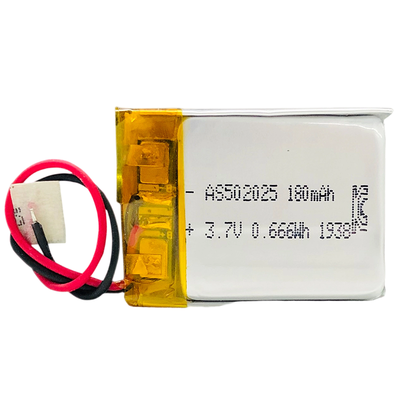 AS502025 3.7v 180mAh Lithium Polymer Battery 500 Deep Cycles