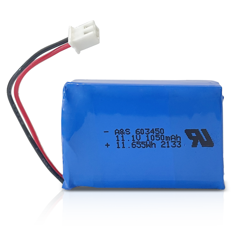 AS603450 11.1v 1050mAh Rechargeable Li-polymer Battery