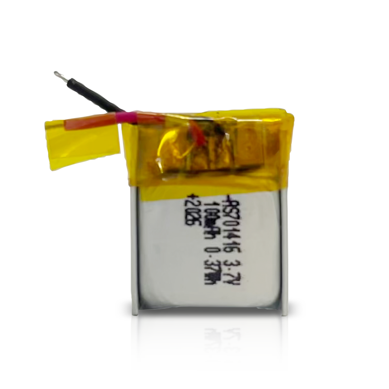 AS701416 3.7v 100mAh Lithium Polymer Battery 500 Deep Cycles