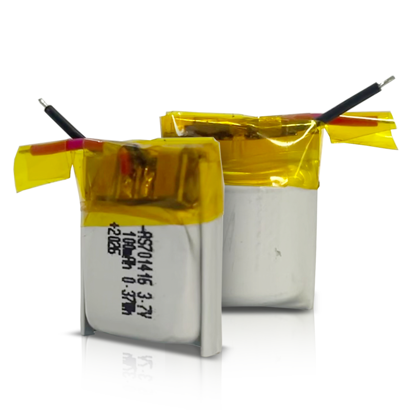 AS701416 3.7v 100mAh Lithium Polymer Battery 500 Deep Cycles