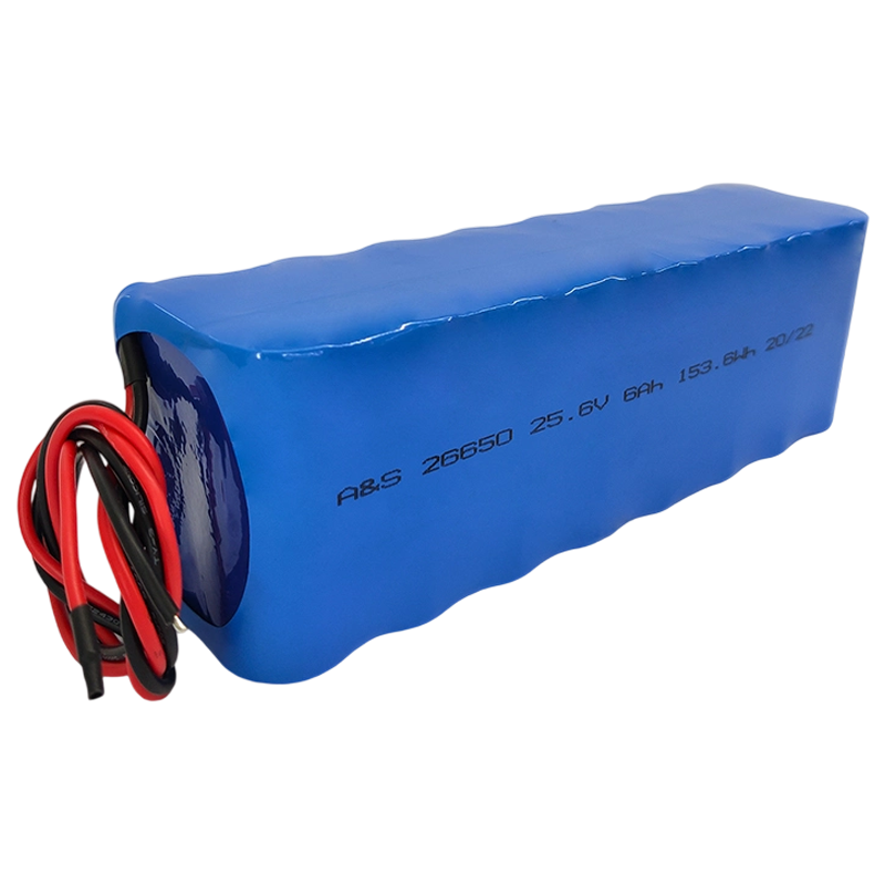 AS26650 25.6V 6Ah Lifepo4 Rechargeable Battery Pack