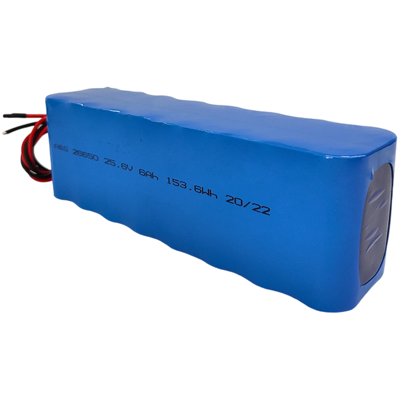 AS26650 25.6V 6Ah Lifepo4 Rechargeable Battery Pack