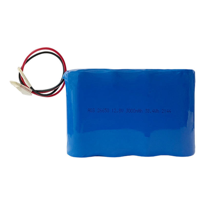 AS26650 12.8v 3Ah Lifepo4 Rechargeable Battery Pack