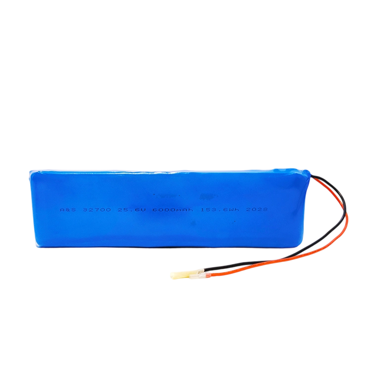 AS32700 25.6v 6Ah 8S1P Lifepo4 Rechargeable Battery Pack