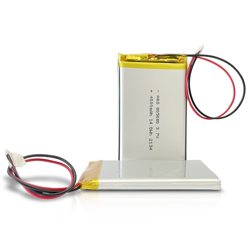 AS805080 3.7V 4000mAh Lithium Polymer Battery 500 Deep Cycles
