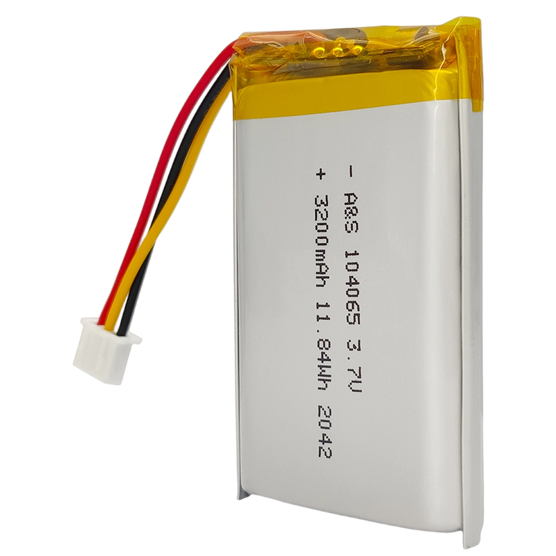AS104065 3.7V 3200mAh Lithium Polymer Battery 500 Deep Cycles
