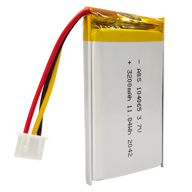 AS104065 3.7V 3200mAh Lithium Polymer Battery 500 Deep Cycles